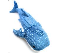 Onwomania peluche tissu animal requin baleine poisson géant 56cm bleu