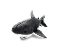 Onwomania Peluche Tissu Animal Requin Blanc Poisson Méga géant 54cm Gris
