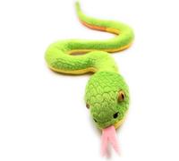 Onwomania Peluche Tissu Animal Serpent vert Vipère de la mine 44 cm