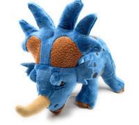 Onwomania Peluche Tissu Animal Styracosaurus Dino Dinosaure 39cm Bleu