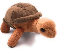 Onwomania Peluche Tissu Animal Tortue marron 20 cm
