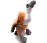 Onwomania peluche tissu animal vautour oiseau de proie brun 22 cm