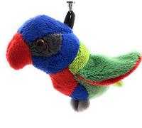 Onwomania - "Perroquet coloré Lori Porte-clés - Porte-clés en Peluche idéal comme Cadeau, par Exemple pour Le Meilleur ami, Le Meilleur ami, Maman - pour Hommes, Femmes et Enfants