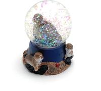 Onwomania phoque bébé phoque à oreilles hauteur 6,5cm boule à neige boule scintillante secouer multicolore