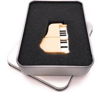 Onwomania Piano à queue Piano en blanc Clé USB en coffret cadeau alu 16 Go USB 2.0