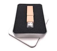 Onwomania Pince à Linge en Bois véritable Glupperl Clé USB dans Une boîte Cadeau 16 Go USB 2.0