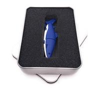 Onwomania Poisson de Requin en Bleu Clé USB dans Une boîte Cadeau 16 Go USB 2.0