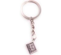 Onwomania Porte-clefs livre jours livre secret livre amour argent métal pendentif breloque
