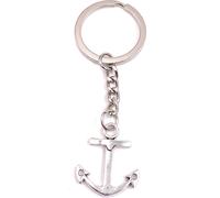 Onwomania Porte-clés Ancre Simple Métal Charm