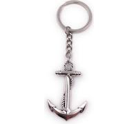 Onwomania Porte-clés Ancre Simple Pointu Métal Pendentif Charm