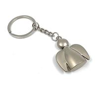 Onwomania Porte-clés Angel Guardian Angel Porte-clés en métal argenté