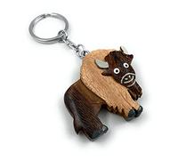 Onwomania - " porte-clés animal bison buffle - porte-bonheur en métal idéal comme cadeau par exemple pour le meilleur ami, le meilleur ami, maman - pour hommes, femmes et enfants