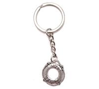 Onwomania Porte-clés Argent Métal Bouée de sauvetage Sauveteur