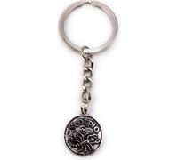 Onwomania Porte-clés Argent Métal Cercle Pendentif Scorpion Signe du zodiaque