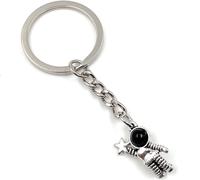 Onwomania Porte-clés - "Astronaut Stern Weltall" - Porte-bonheur en métal idéal comme cadeau par ex. pour le meilleur ami, la meilleure amie, maman