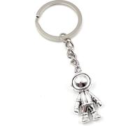 Onwomania Porte-clés - "Astronaute Spatialiste Espace" - Porte-bonheur en métal idéal comme cadeau par ex. pour le meilleur ami, la meilleure amie, maman