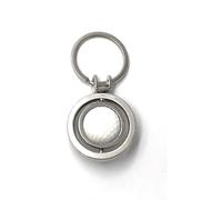 Onwomania Porte-clés Balle de tennis pivotante Sport d'équipe Balle d'équipe Pendentif métal Charm