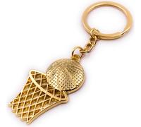 Onwomania Porte-clés Basketball Panier Balle Or Pendentif Keychain