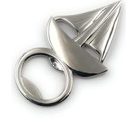 Onwomania Porte-clés Bateau Bateau à voile Décapsuleur Pendentif Argent Keychain