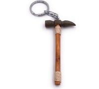 Onwomania Porte-clés bois marteau outil charpentier marteau de frappe pendentif breloque