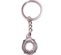 Onwomania Porte-clés Bouée de sauvetage Sauveteur Argent Métal Pendentif Charm