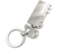 Onwomania Porte-clés camion plat métal porte-bonheur en boîte cadeau alu, idéal pour offrir