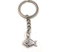 Onwomania Porte-clés Carpe Poisson Argent Métal Pendentif Charm