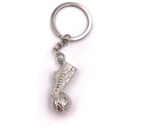 Onwomania Porte-clés chaussure de foot football football sport de balle pendentif métal Charm