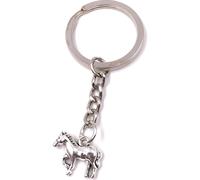 Onwomania Porte-clés Cheval qui marche confortable Pendentif métal Charm