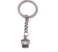 Onwomania Porte-clés Couronne Roi Métal Pendentif Charm