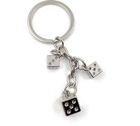 Onwomania Porte-clés - "Cube jeu de casse-tête" - Porte-bonheur en métal idéal comme cadeau par ex. pour le meilleur ami, la meilleure amie, maman