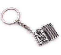 Onwomania Porte-clés Death Note Livre des morts Tête de mort argenté Pendentif Keychain