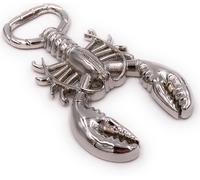 Onwomania Porte-clés décapsuleur bouchon couronne scorpion argenté pendentif Keychain