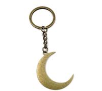Onwomania Porte-clés - "Demi-Lune Système Solaire Lune" - Porte-bonheur en métal idéal comme cadeau par ex. pour le meilleur ami, la meilleure amie, maman