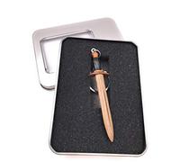 Onwomania Porte-clés En Bois Épée Arme Combat Sting Arme Médiéval Chevalier Pendentif Dans Une Boîte Cadeau