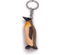 Onwomania Porte-clés en bois Pingouin royal Oiseau Antarctique Pendentif Charm