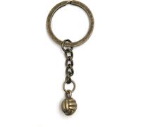 Onwomania Porte-clés équipe de volley-ball Sport Sport de balle Pendentif métal Charm