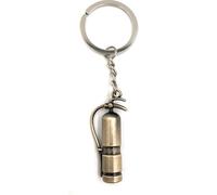 Onwomania Porte-clés Extincteur Pompiers Pendentif métal Charm