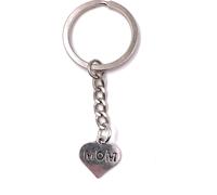Onwomania Porte-clés Fête des Mères Cœur Maman Métal Pendentif Charm