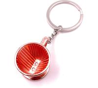 Onwomania Porte-clés Filtre à café Café Bronze Pendentif Keychain