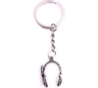 Onwomania Porte-clés Keychain Argent Métal Casque avec pierres Musique