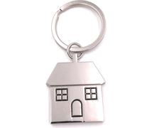 Onwomania Porte-clés Maison Appartement Métal Pendentif Charm