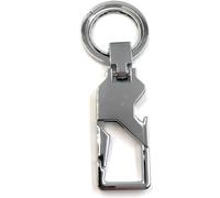 Onwomania Porte-clés Mousqueton Crochet Argent Métal Pendentif Charm