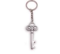 Onwomania Porte-clés Ouvre-porte antique fioritures argent Pendentif Keychain
