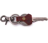 Onwomania Porte-clés Ouvre-porte Cuir argenté Pendentif Keychain
