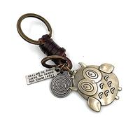 Onwomania Porte-clés pendentif métal précieux hibou doré aigle oiseau