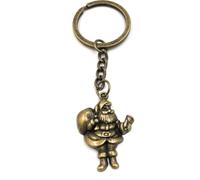Onwomania Porte-clés Père Noël Noël Cadeaux Bronze Métal Pendentif Charm