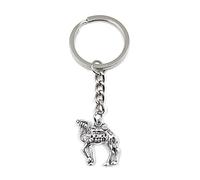 Onwomania Porte-clés Porte-clés en métal argenté dromadaire Chameau avec Couverture Desert Animal