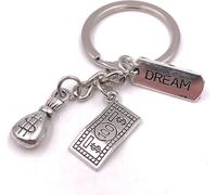 Onwomania Porte-clés Porte-monnaie Billet de banque Dream Money Knete argent Pendentif Keychain