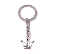 Onwomania Porte-clés princesse couronne métal pendentif breloque